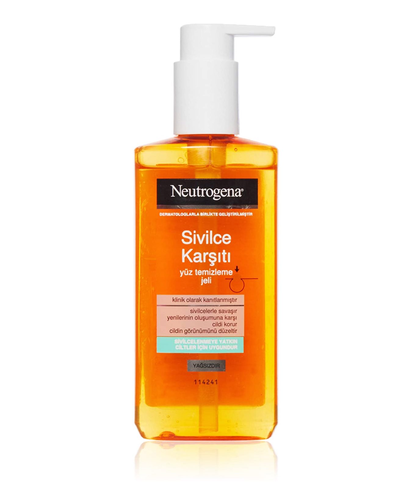 ژل شستشوی صورت نوتروژینا ضد آکنه حجم 200 میل