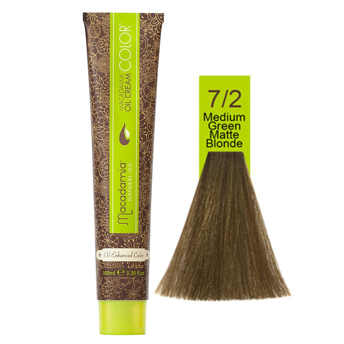 رنگ مو ماکادمیا سری زیتونی کد 7.2